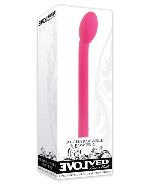 Evolved Rechargeable Power G for G-Spot Stimulation - Pink