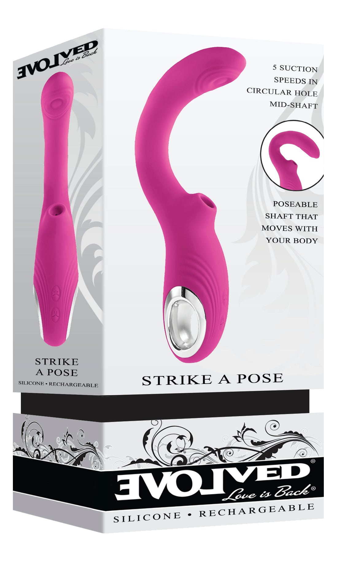 Evolved Strike A Pose Pink G-Spot Vibrator