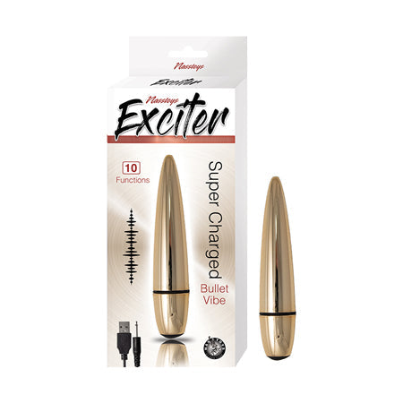 Exciter Compact Bullet Vibrator - Gold