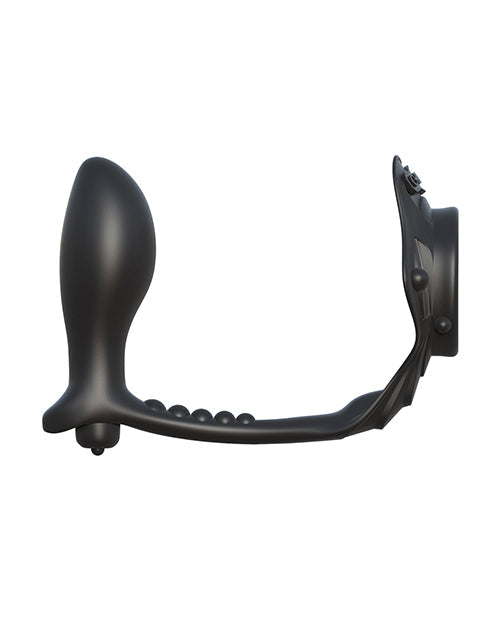 Fantasy C-ringz Rock Hard Ass-gasm Vibrating Ring - Black