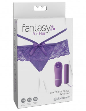 Fantasy For Her Crotchless Panty Thrill-her