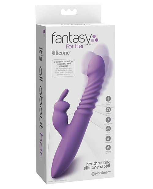 Fantasy for Her Her Thrusting Silicone Rabbit