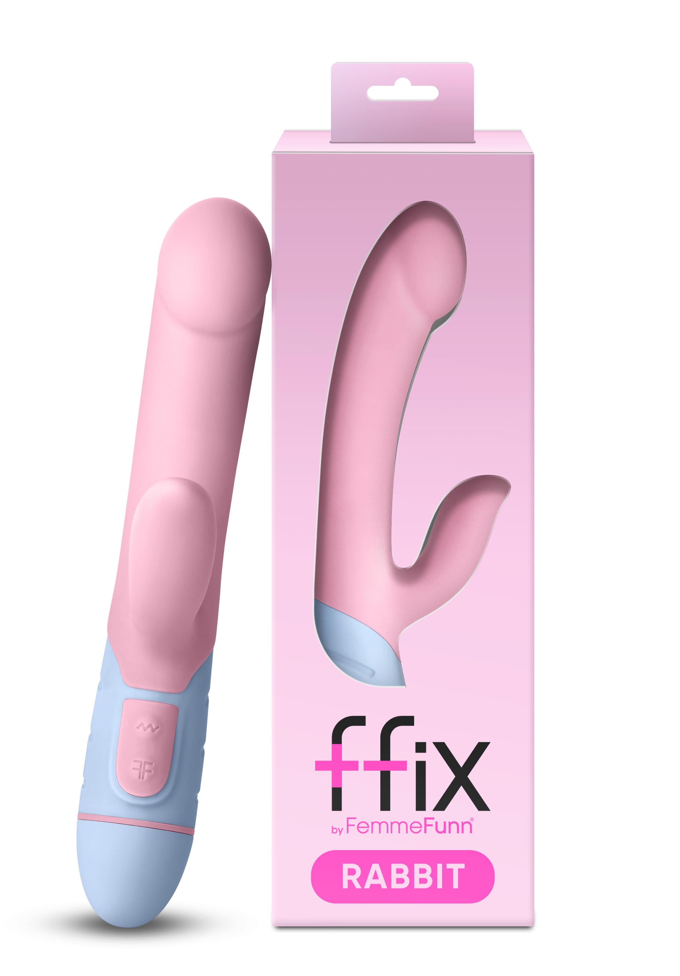 Femme Funn Rabbit - Light Pink Vibrator