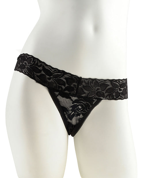 Fetish Fantasy Series Hanky Spank Me Plus Size Vibrating Panties - Black