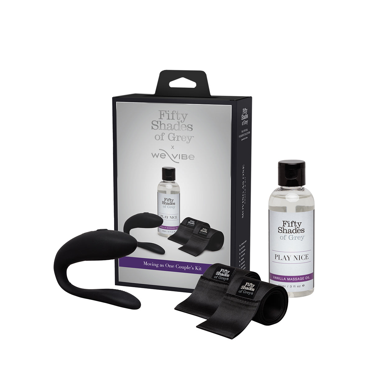 Fifty Shades of Grey We-Vibrator Moving As One Kit - Black