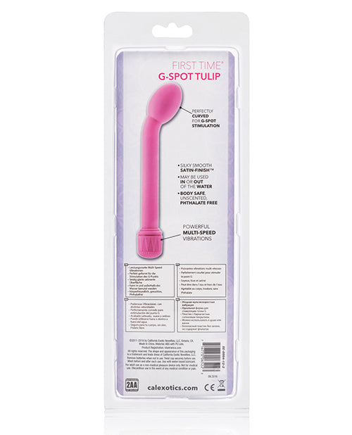 First Time G-Spot Tulip Vibrator - Pink Pink