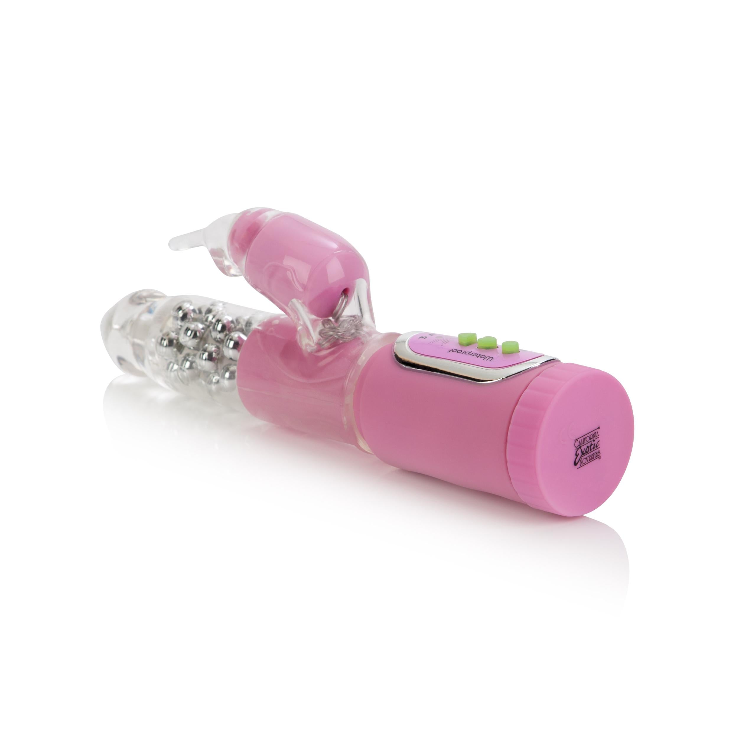 First Time Jack Rabbit Vibrator - CalExotics Pink