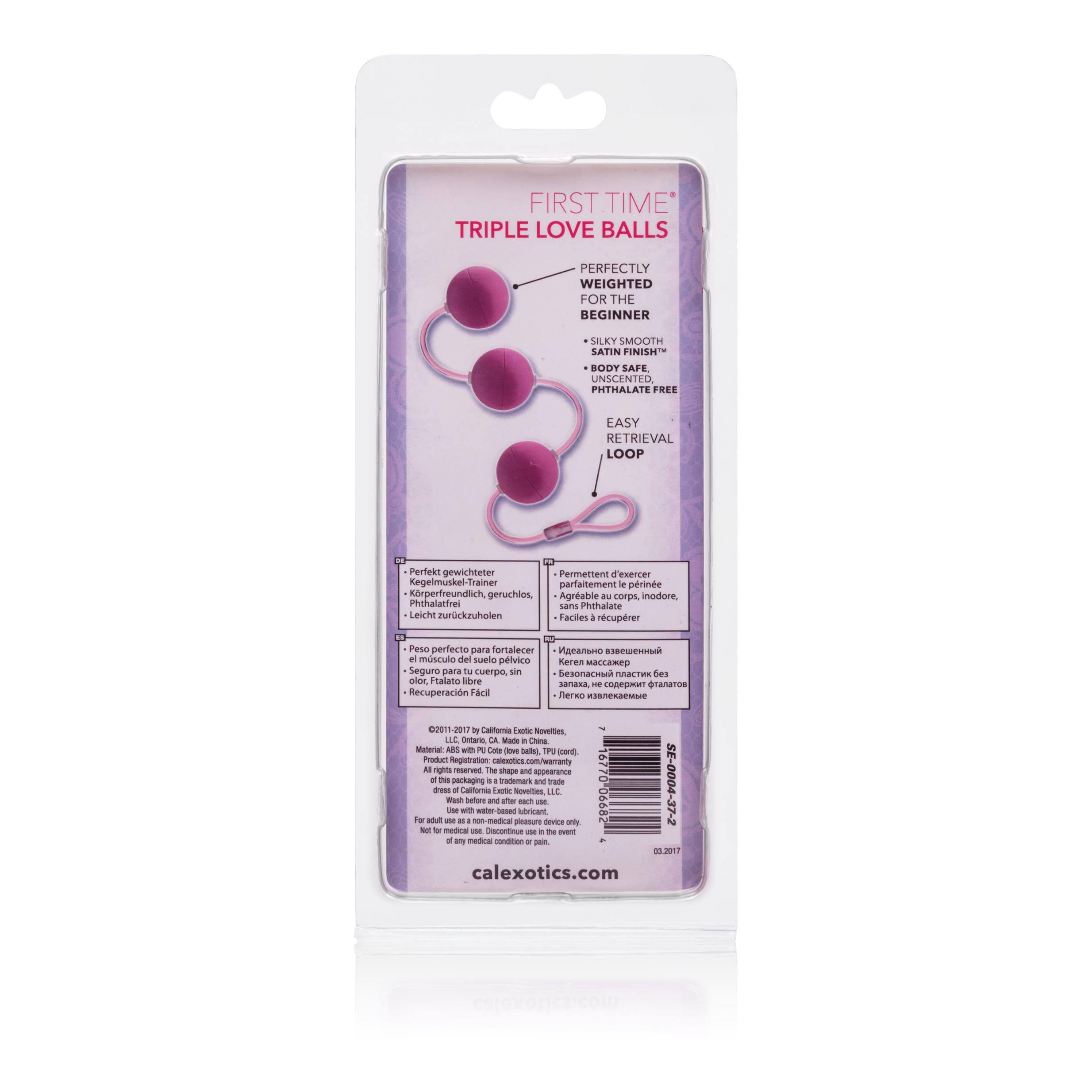 First Time Love Kegel Balls Triple Lover Pink