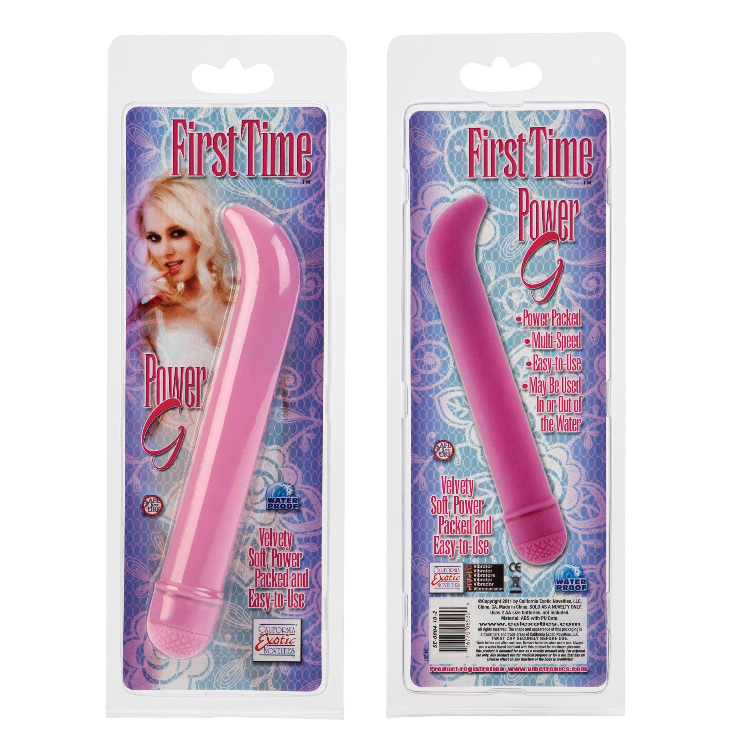 First Time Power G-Vibrator by CalExotics Pink