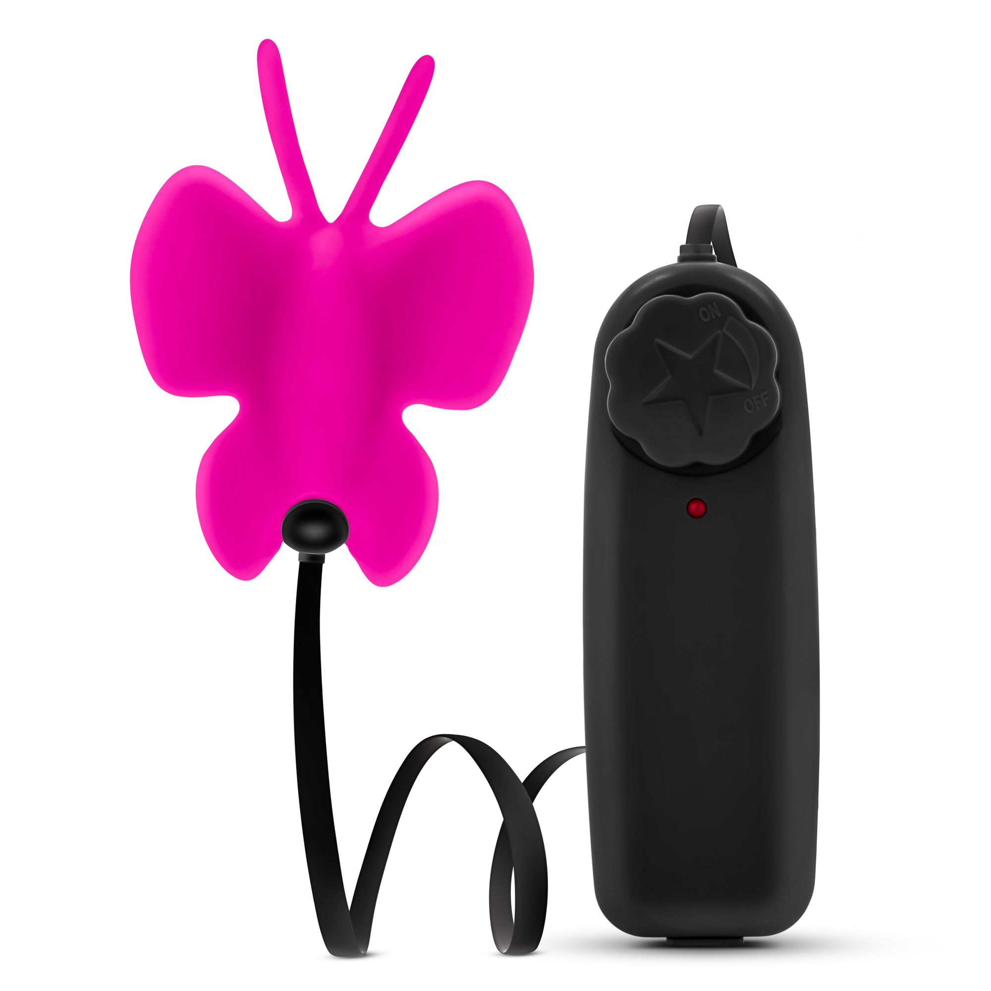 Fluttering Sensations Butterfly Bullet Vibrator  - Fuschia