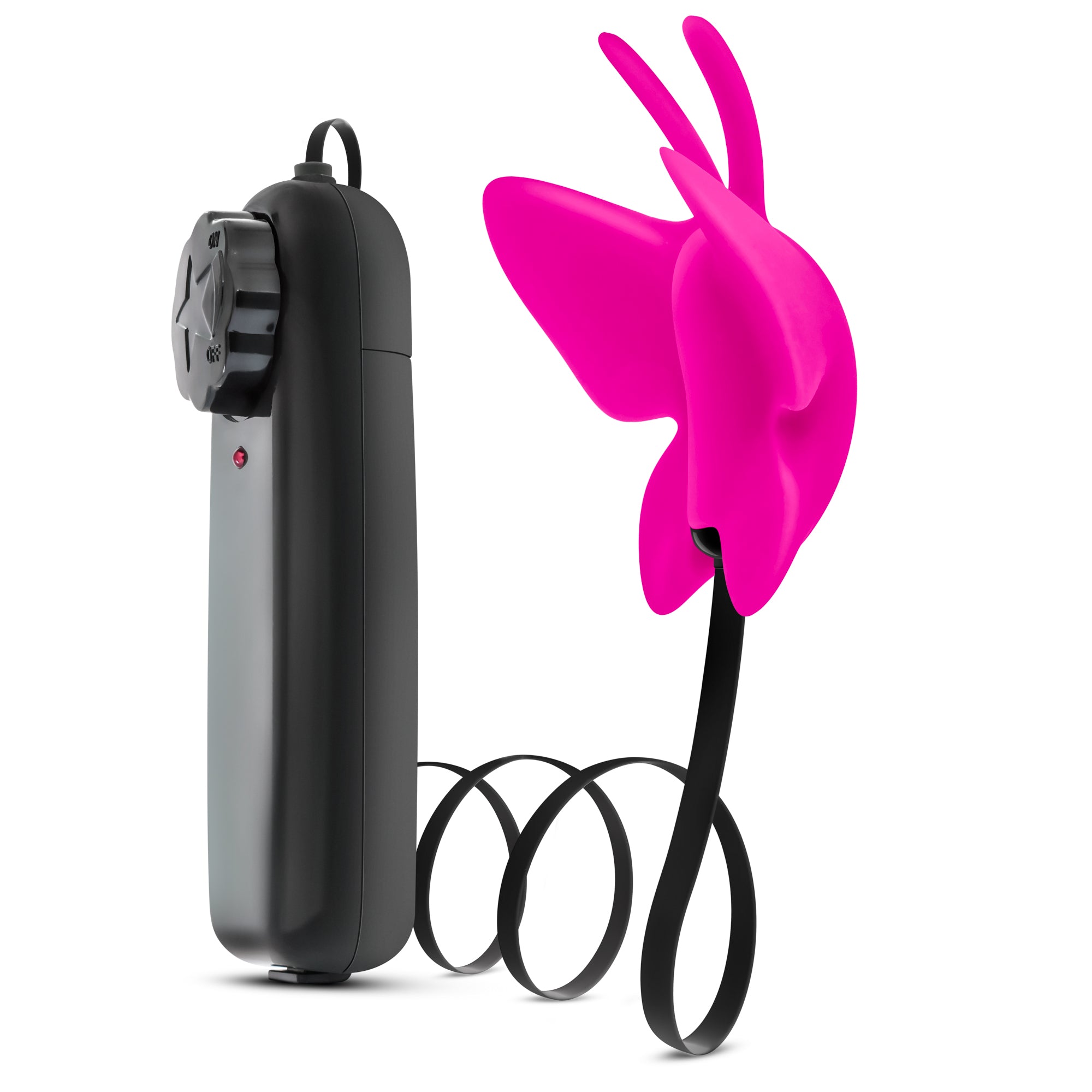 Fluttering Sensations Butterfly Bullet Vibrator  - Fuschia