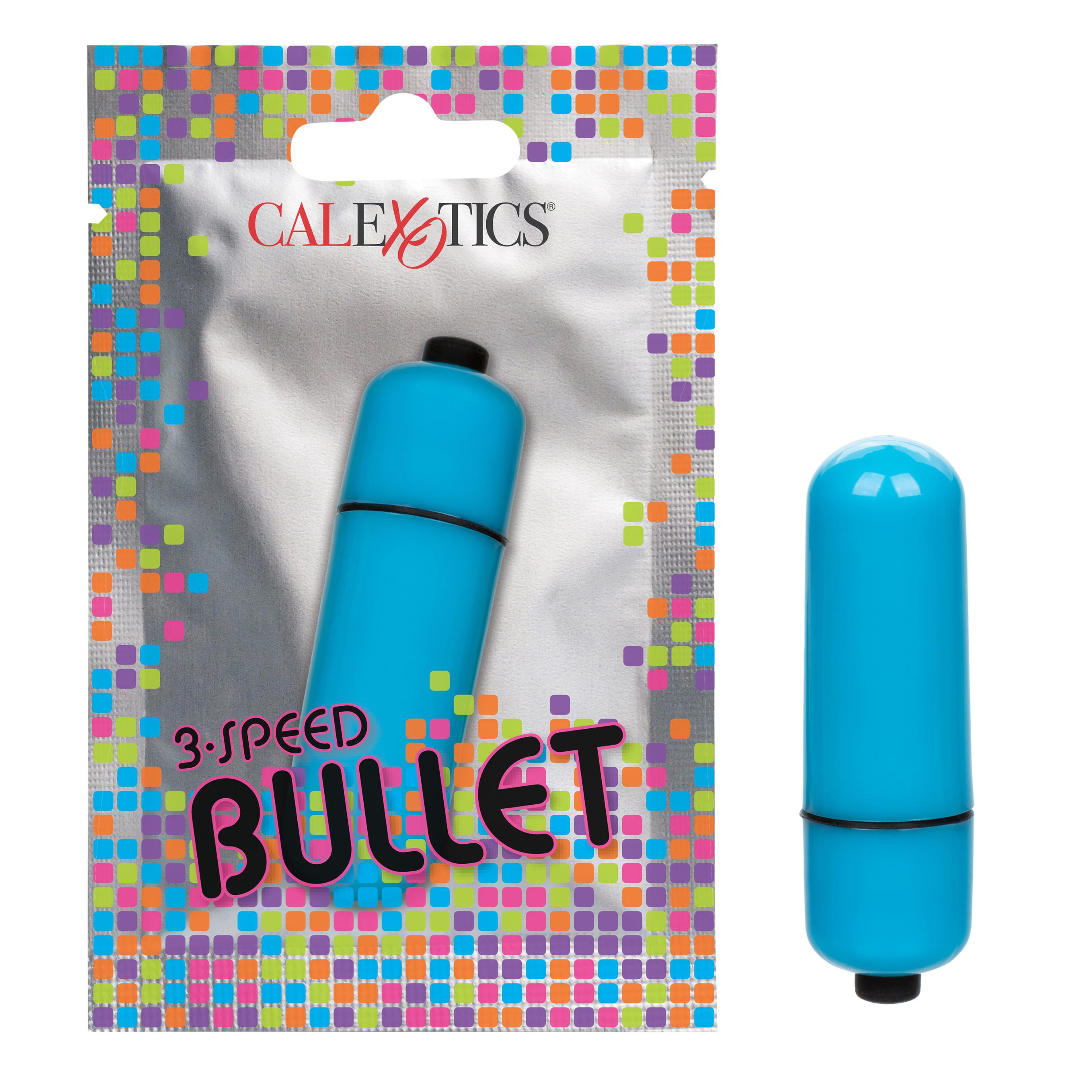 Foil Pack 3-Speed Travel Buddy Bullet Vibrator Blue