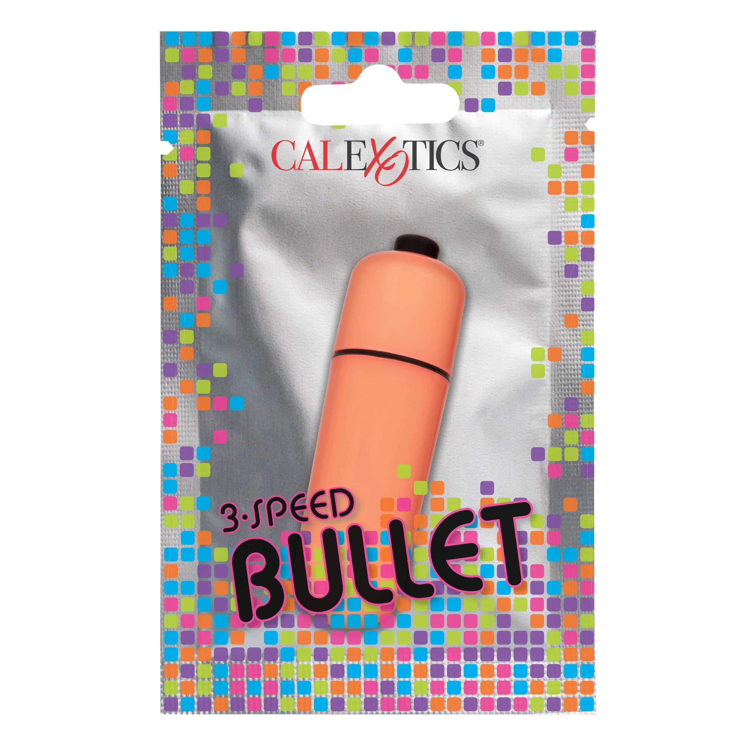 Foil Pack 3-Speed Travel Buddy Bullet Vibrator Orange