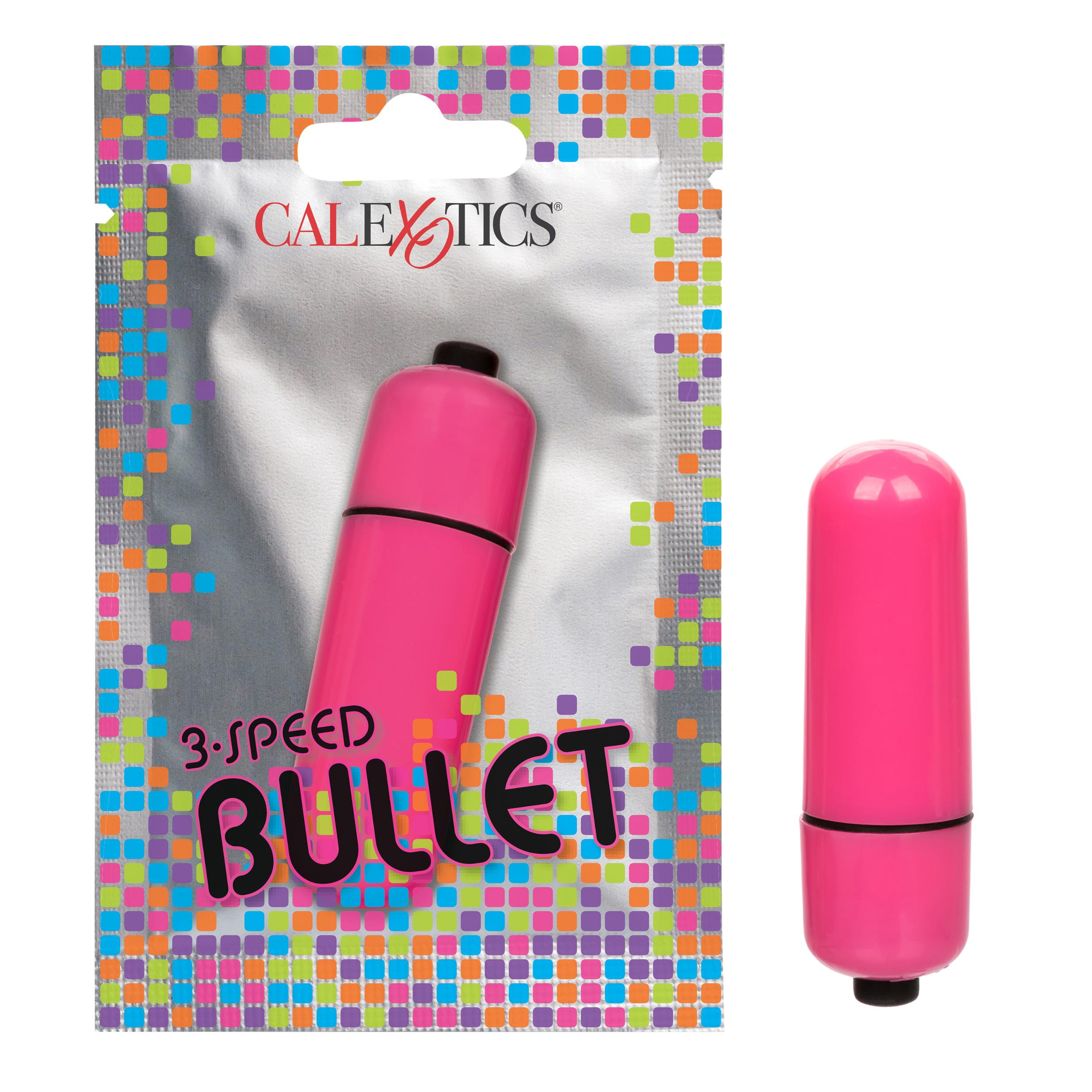 Foil Pack 3-Speed Travel Buddy Bullet Vibrator Pink