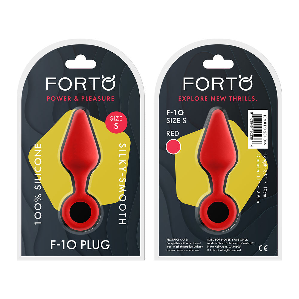 Forto F-10 Silicone Plug W/pull Ring