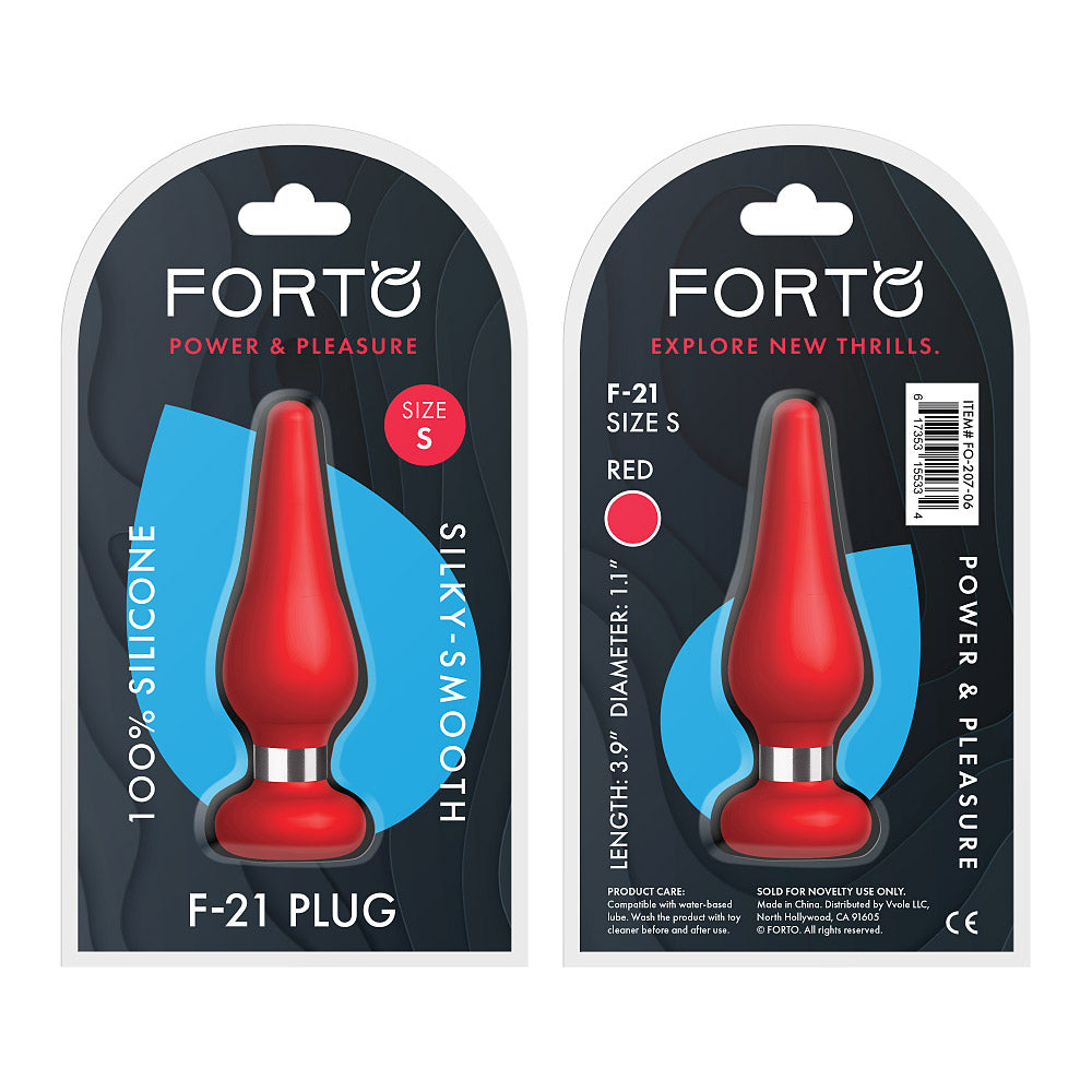 FORTO F-21 TearDrop Red Small