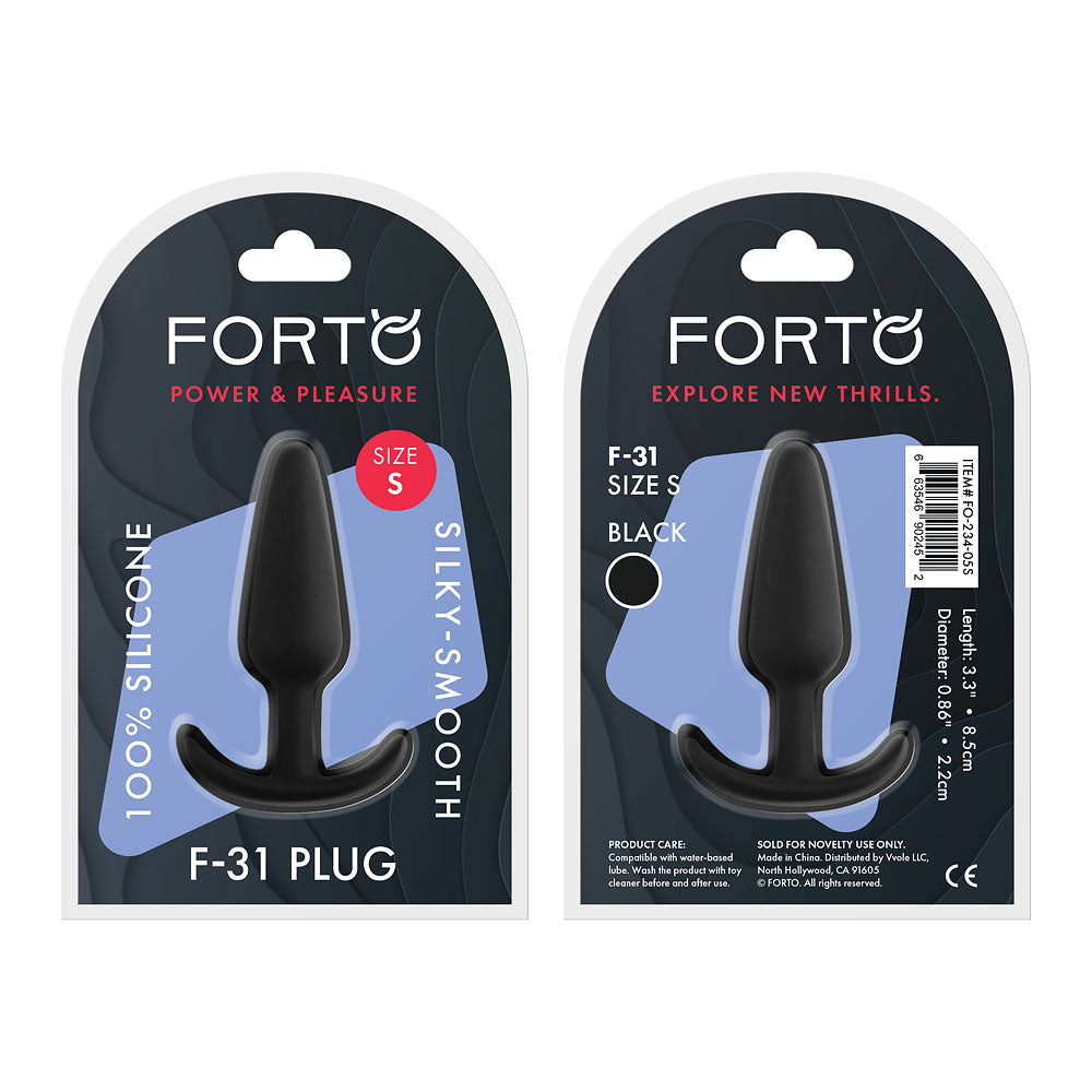 FORTO F-31 Plug Black Small