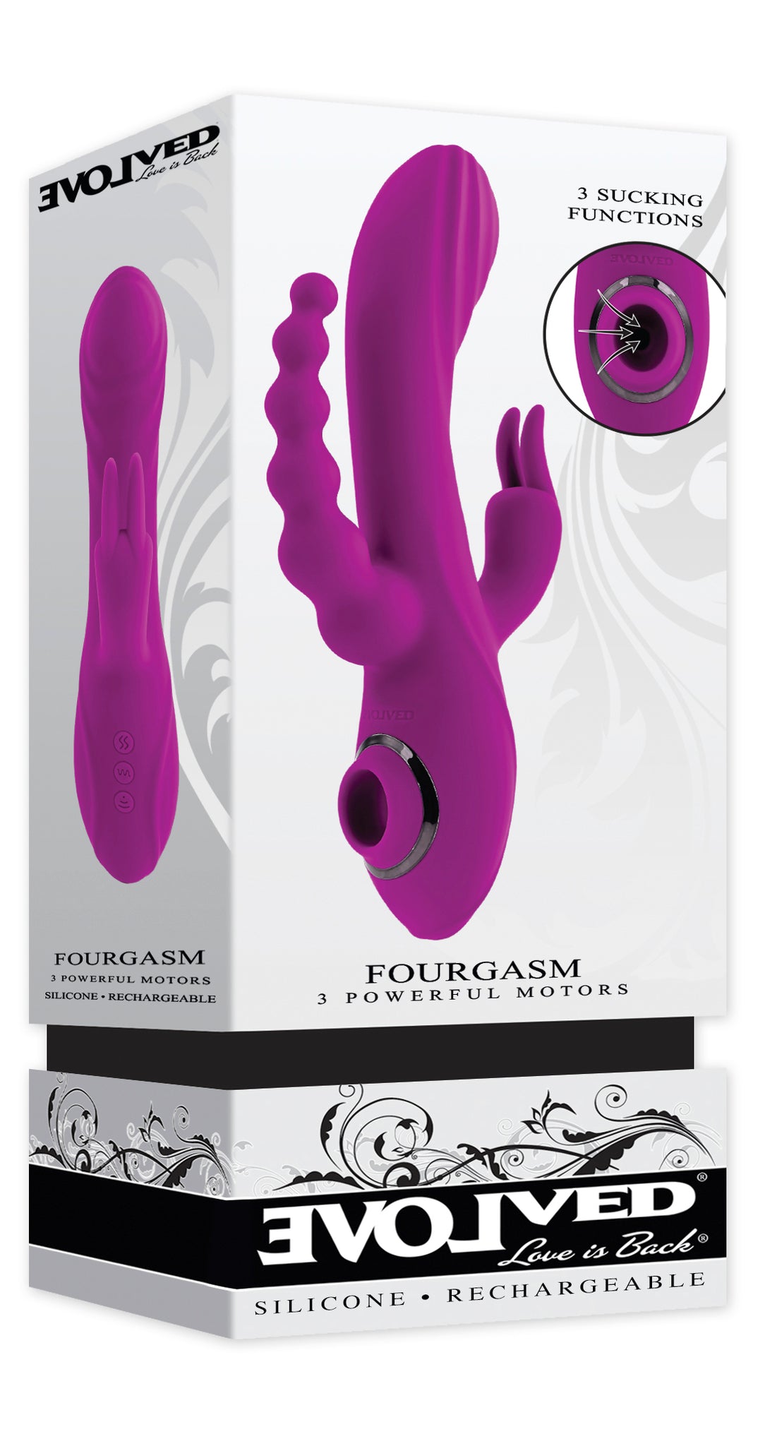 Fourgasm Rabbit Vibrator - Evolved Novelties