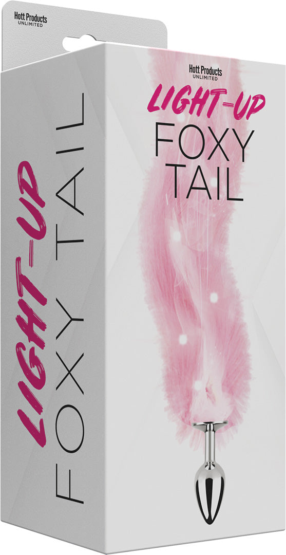 Foxy Tail Light Up Faux Fur Butt Plug