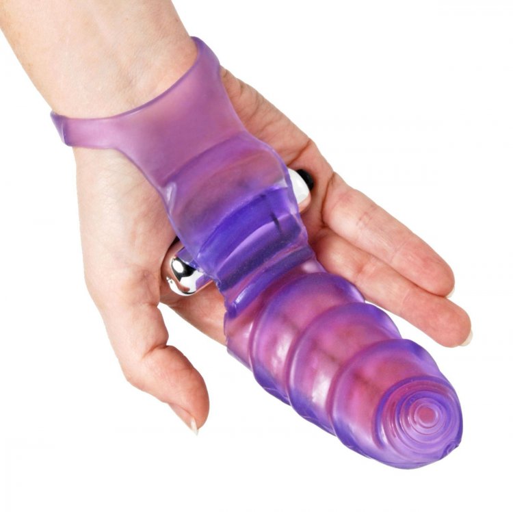 Frisky Double Finger Banger Vibrating G-Spot Vibrator Glove