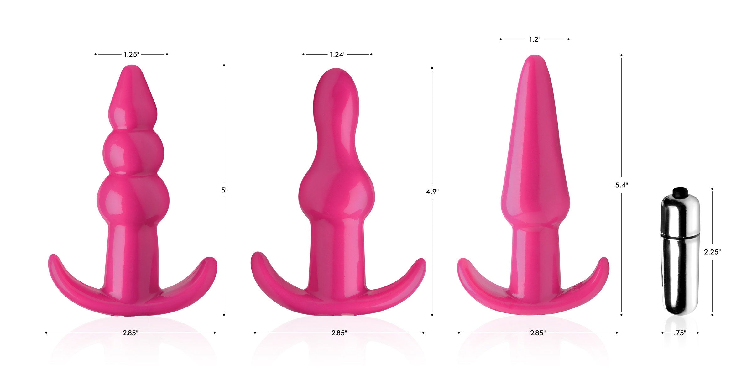 Frisky Thrill Trio Anal Plug Set