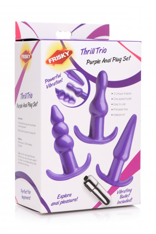 Frisky Thrill Trio Anal Plug Set