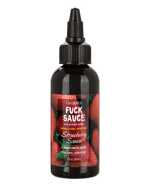 Fuck Sauce Flavored Water-Based Personal Lubricant Strawberry / 2oz