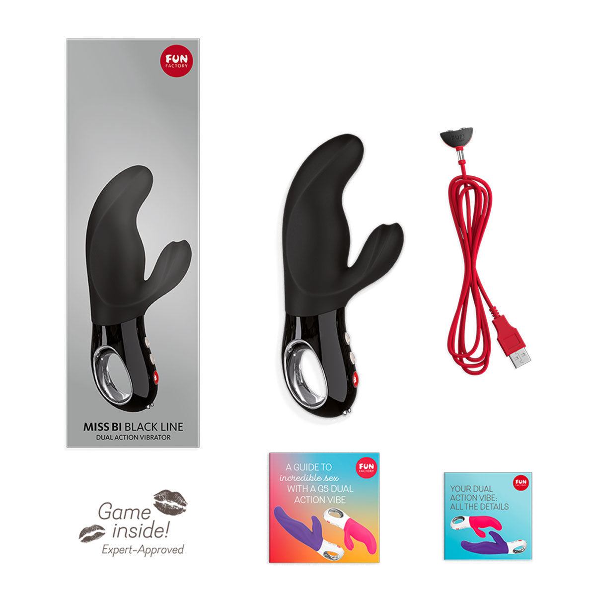 Fun Factory Miss Bi - Black Line: Dual Stimulator