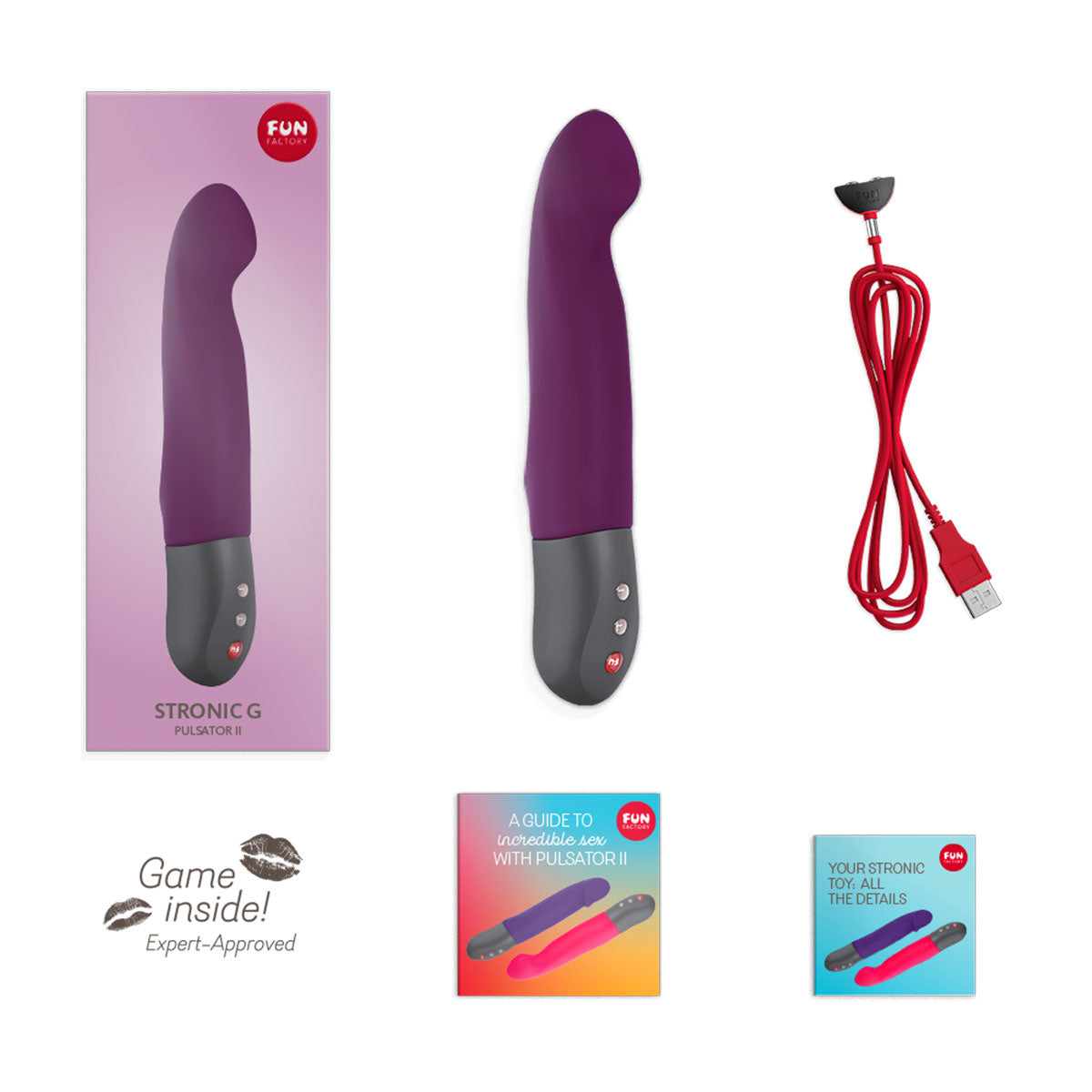 Fun Factory Stronic G for G-Spot Stimulation - Grape