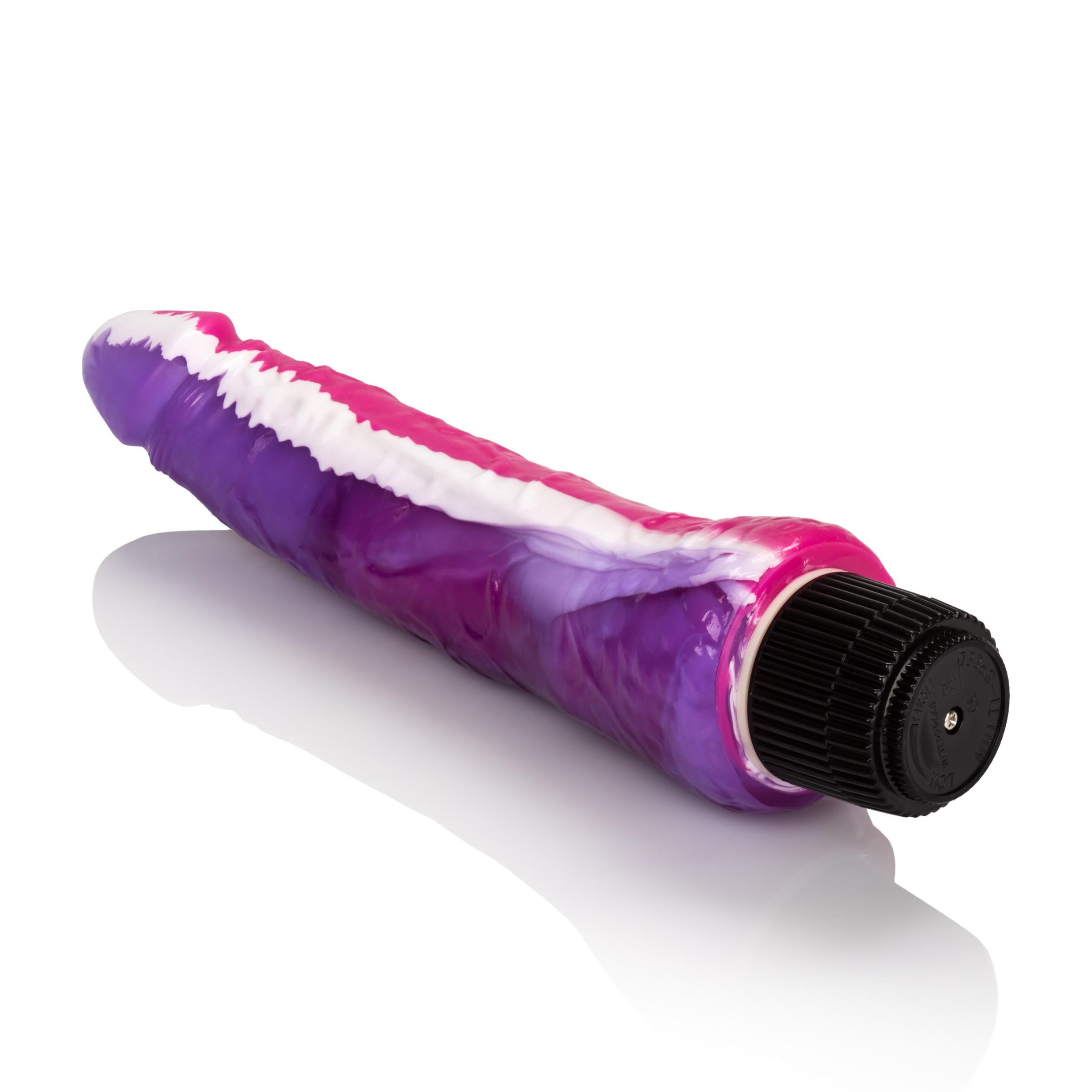 Funky Jelly Vibrator 7.5 Inches - Pink/purple