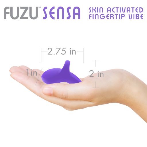 Fuzu Sensa Skin Activated Fingertip Vibrator Purple