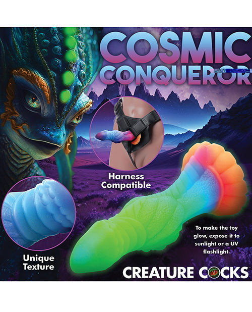 Galactic Cock Glow In The Dark Alien Creature Fantasy Dildo by Creature Cocks