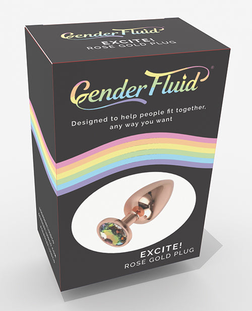 Gender Fluid Excite! Plug Rose Gold