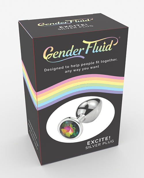 Gender Fluid Excite! Plug Silver