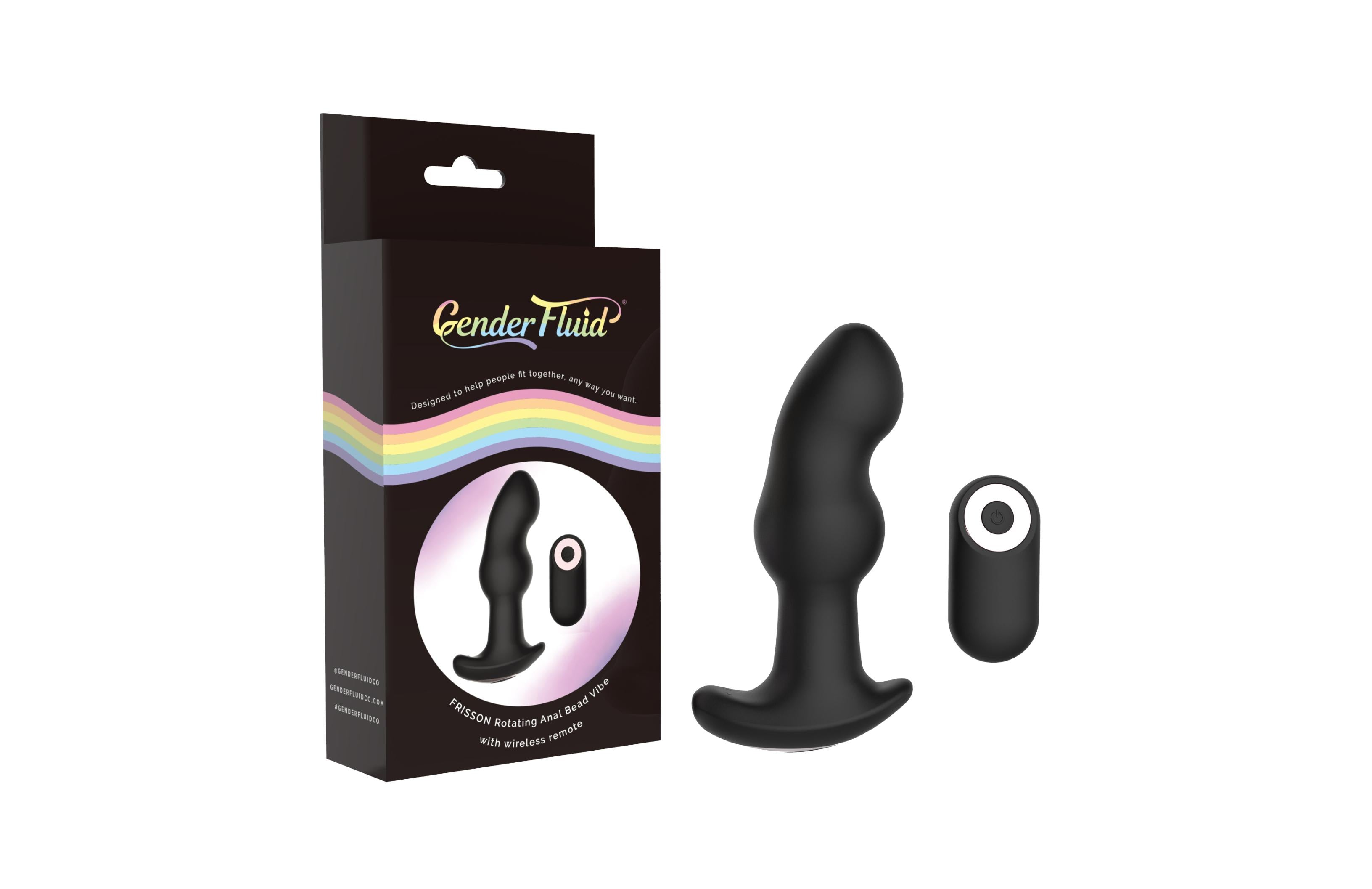 Gender Fluid Frisson Anal Vibrator - Black