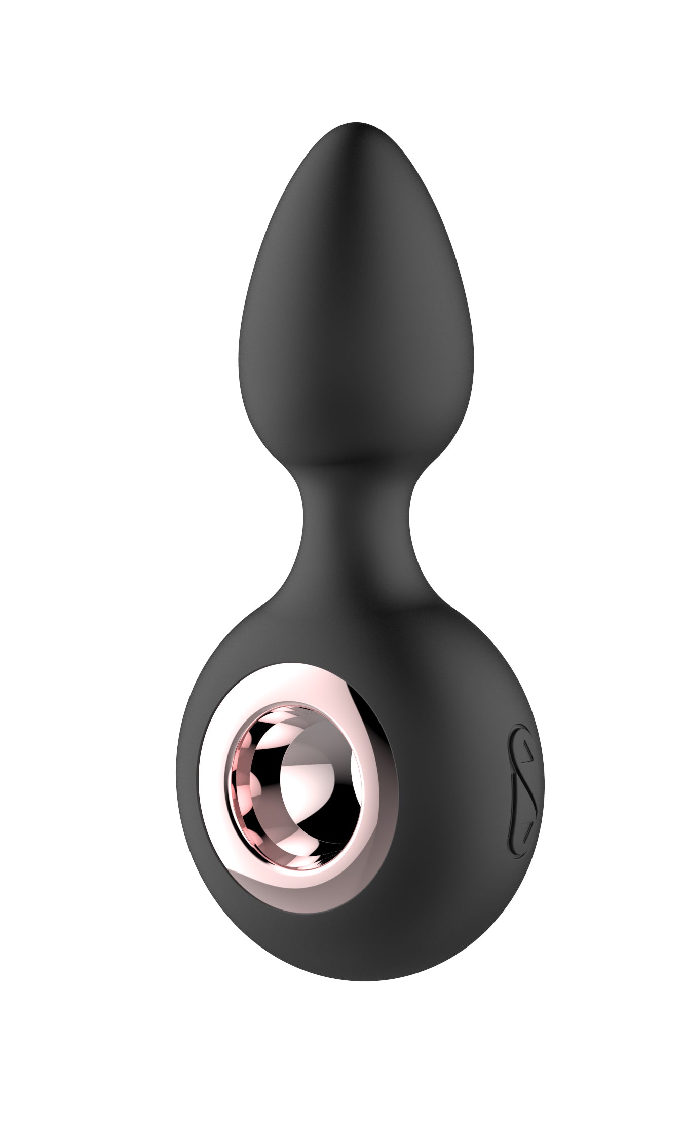 Gender Fluid Tremor Ring Plug Anal Vibrator - Black