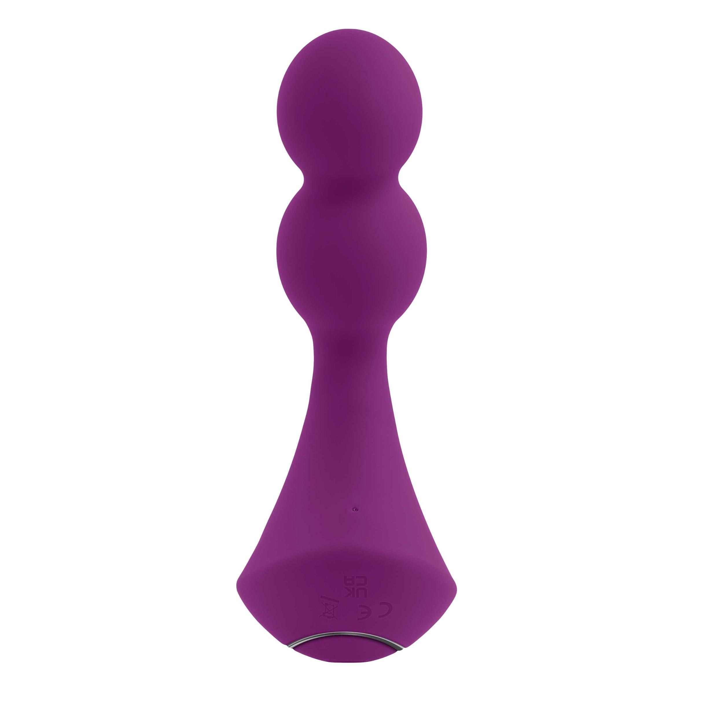 Gender X Ball Game Rechargeable Rotating Silicone Vibrator - Purple