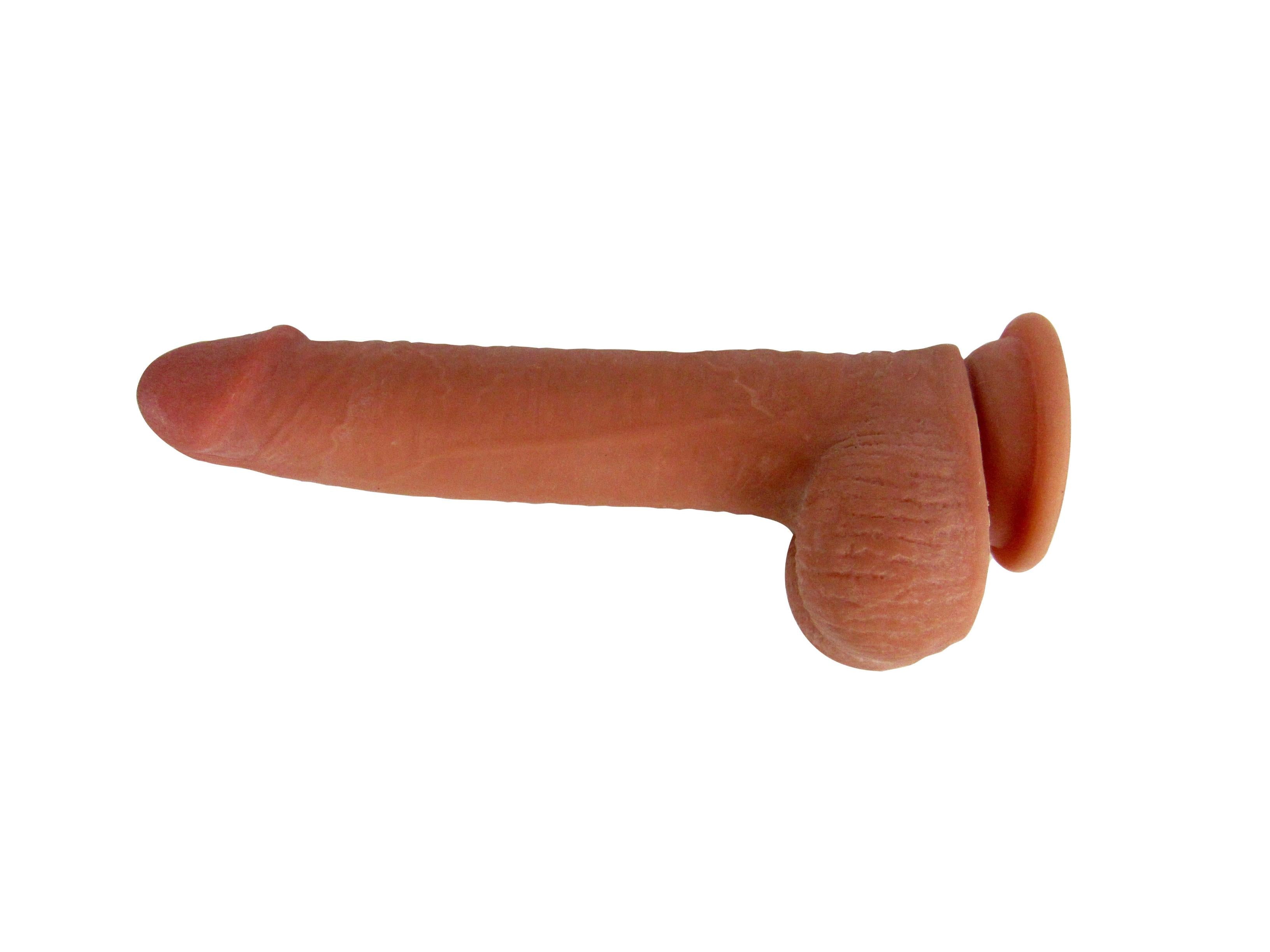 Get Lucky 8 Inch Real Skin Dildo 8"