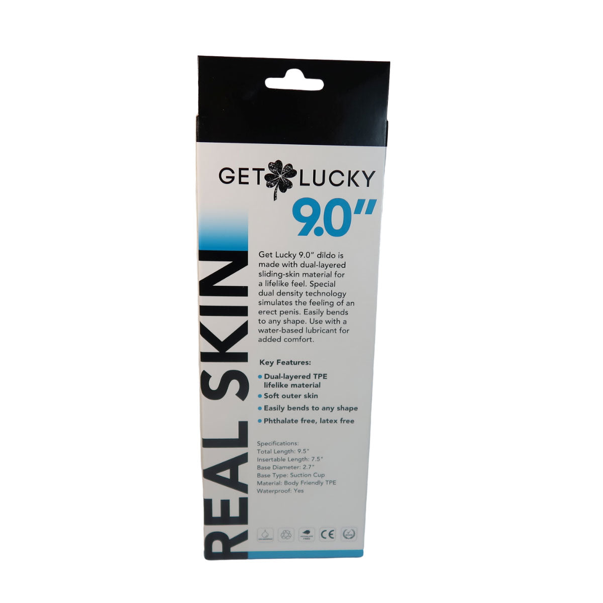 Get Lucky Inch Real Skin Dong - Light Brown