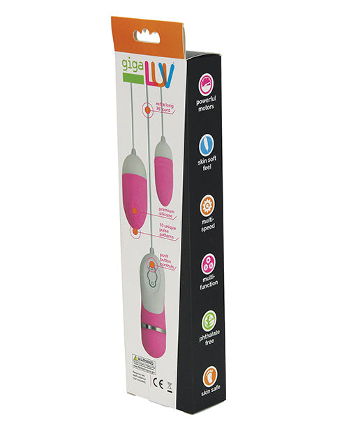 GigaLuv Dual Vibra Bullet 10Pulse Patterns for Sensual Bliss