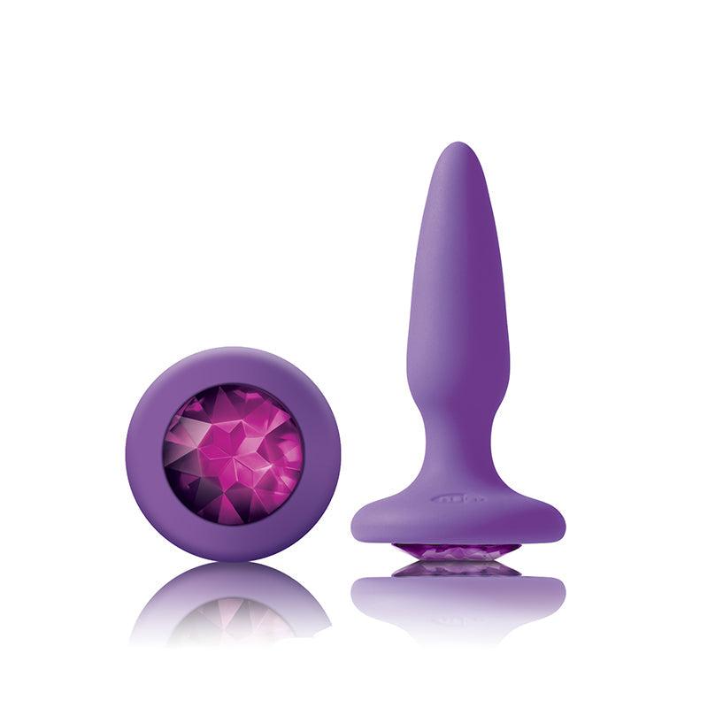 Glams Mini Gem Butt Plug Purple