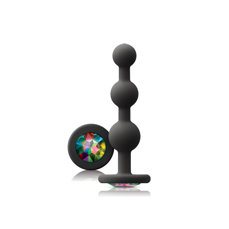 Glams - Ripple Rainbow Gem Black