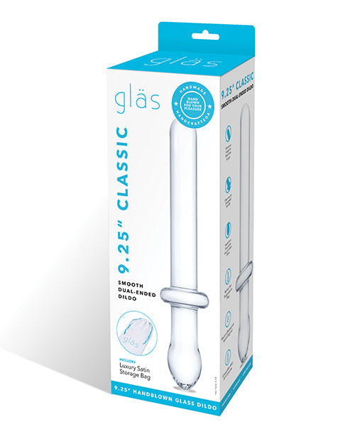 Glas 9.25 Classic Smooth Dual -ended Dildo