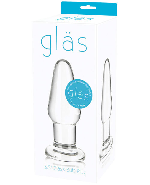 Glas Butt Plug - Clear 3.5"