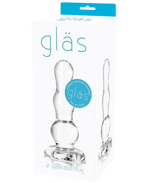 Glas Butt Plug - Clear 4"