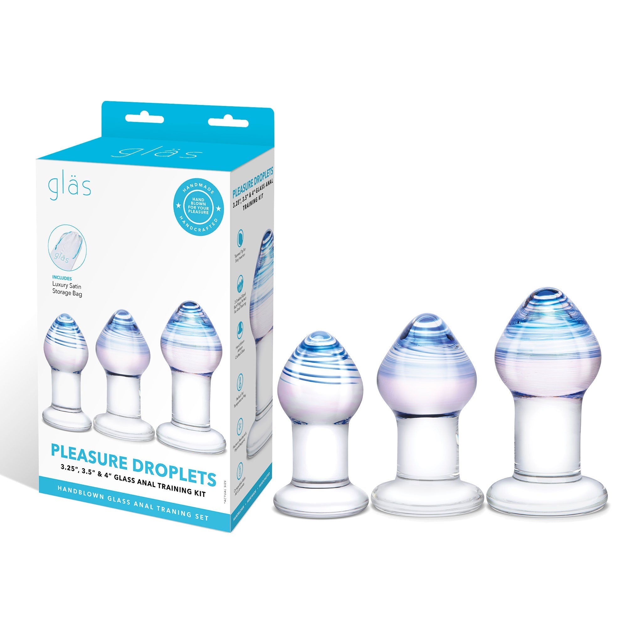 Glas Pleasure Droplets Anal Training Kit