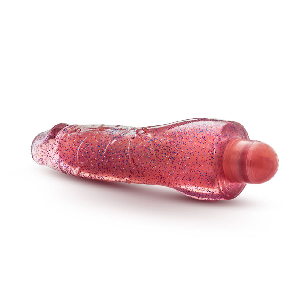 Glow Dicks - Molly Glitter Vibrator - Pink Pink