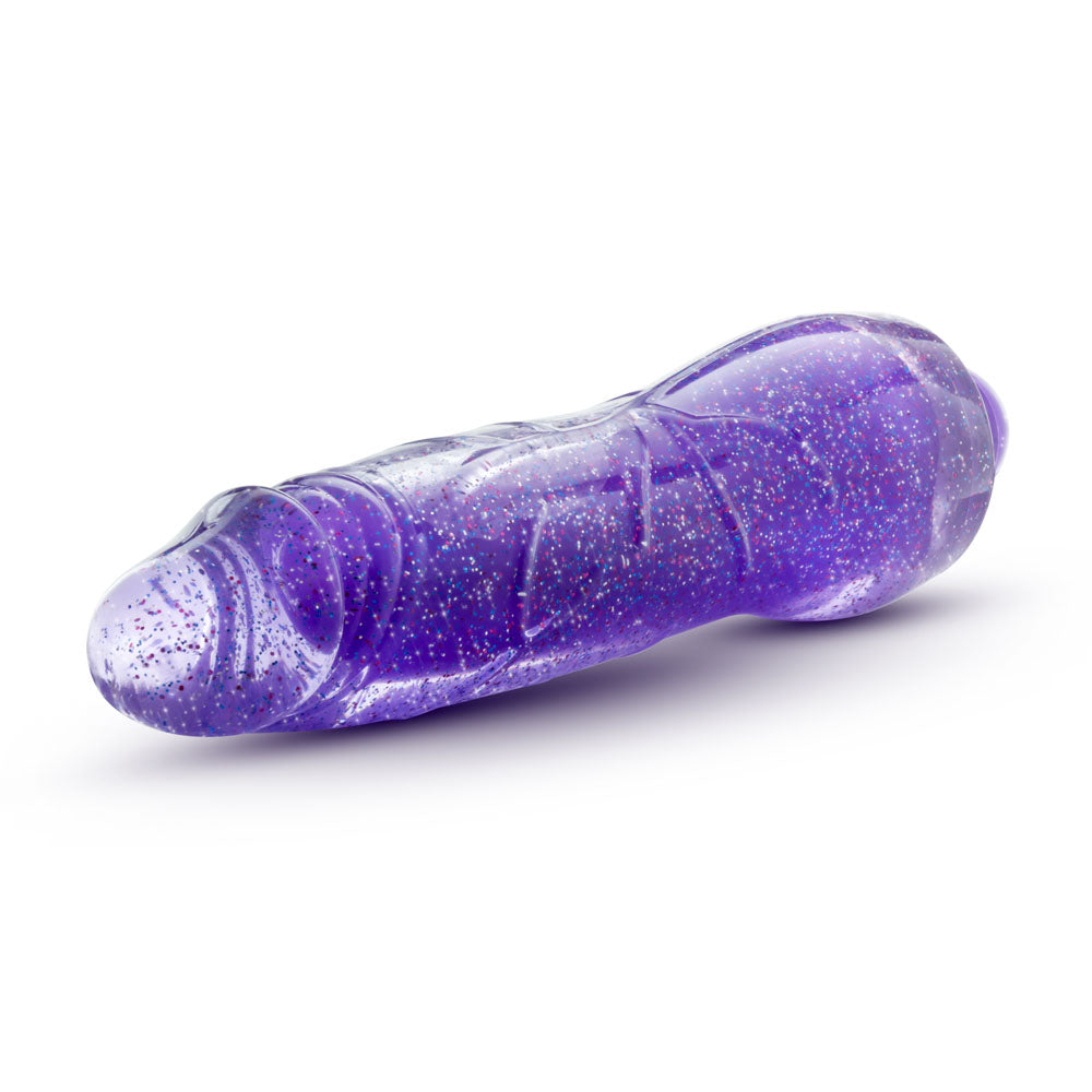 Glow Dicks - Molly Glitter Vibrator - Purple Purple