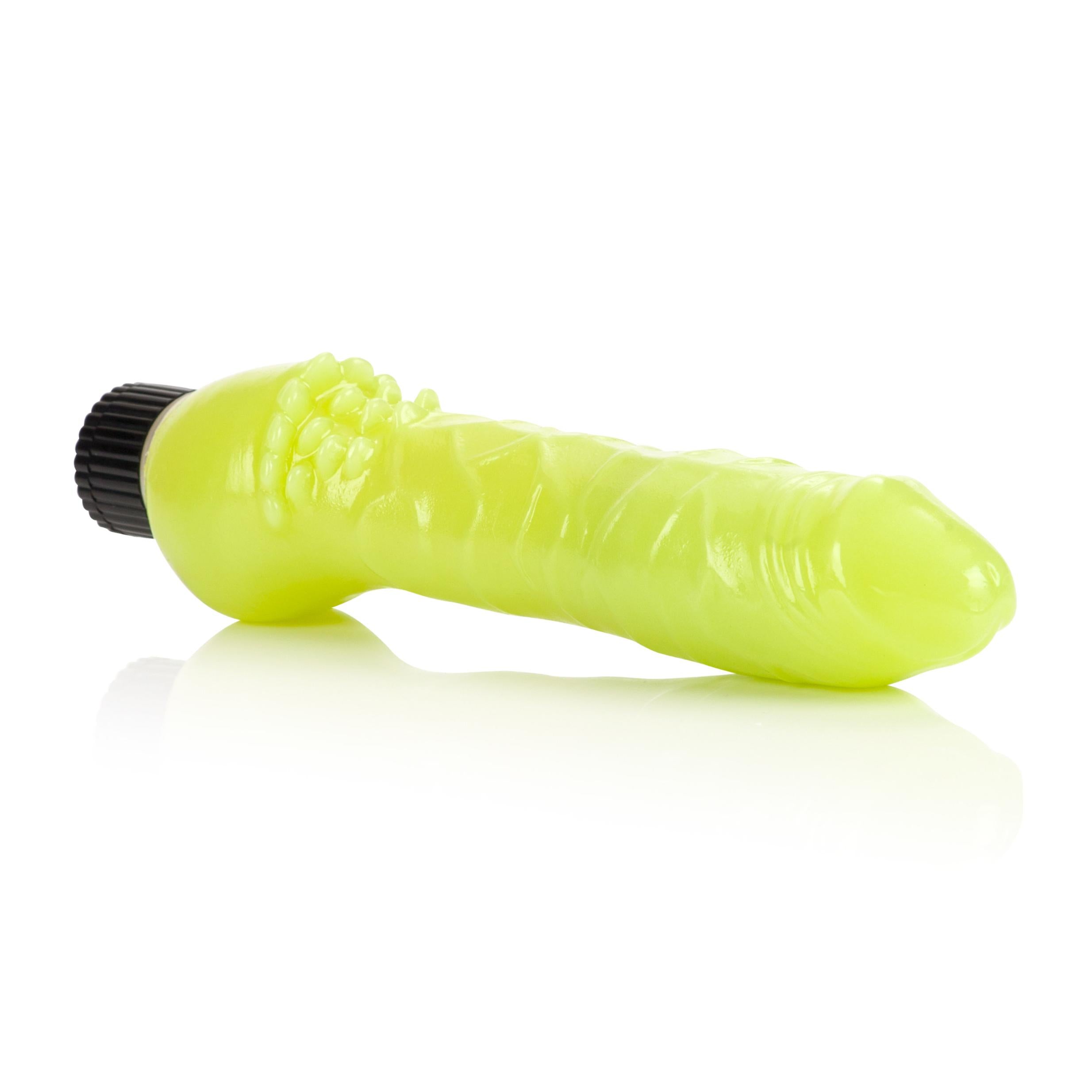 Glow In The Dark Jelly Penis Green