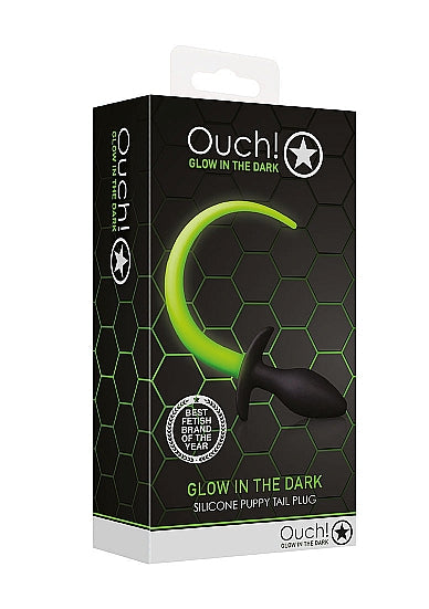 Glow Puppy Tail Plug Glow In The Dark